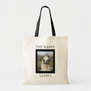 BAG THE HAPPY LLAMA TOTE BAG.