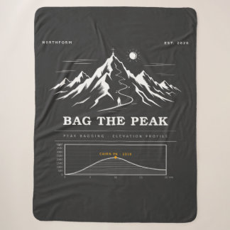 Bag The Peak Gipfelsammeln Höhenprofil Sherpa Deken