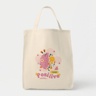 Bag Think Positive Tote Bags