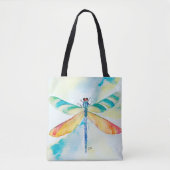Bag Tote à épaule à impression tout-dessus de libellul (Devant)