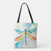 Bag Tote à épaule à impression tout-dessus de libellul (Dos)