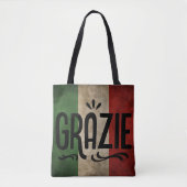 Bag Tote à thème italien (Devant)