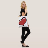 Bag Tote Awesome Heart (Sur le modèle)