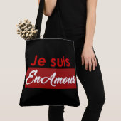 Bag Tote Bage je suis en amour (De près)