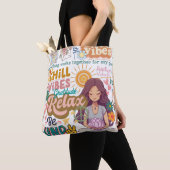 Bag Tote de bonnes vibrations (De près)