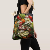 Bag Tote de fruits et salades (De près)