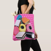 Bag Tote d'épaule. Candy Allands cascade Pink (De près)