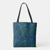 Bag Tote - Éclaboussures bleues (Dos)