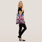 Bag Tote en coton drapeau britannique (Sur le modèle)
