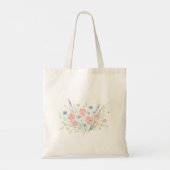 Bag Tote Fleur Sauvage en Fleur (Dos)