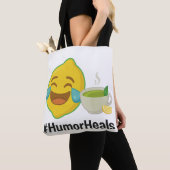 Bag Tote Humor Heals LemonHead (De près)