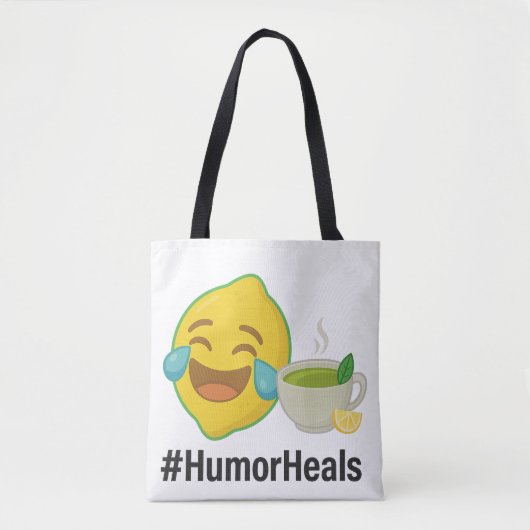 Bag Tote Humour Guérit LemonHead (Devant)