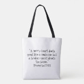 Bag Tote Humour Guérit LemonHead (Dos)
