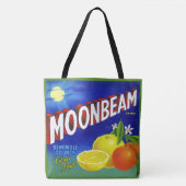 Bag TOTE - Moonbeam - Fruits Citron - 2 côtés (Devant)
