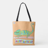 Bag Tote multi-usage - Caméléon d'anniversaire (orange (Dos)
