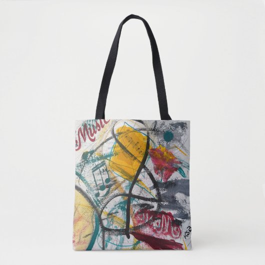 Bag Tote Musique dans l'Air (Devant)