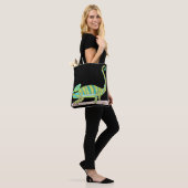 Bag Tote Partout - Caméléon Vert (noir) (Sur le modèle)