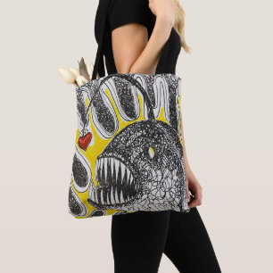 Bag Tote "Pêchant l'amour"