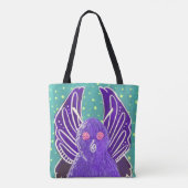 Bag Tote Purple Mothman (Dos)