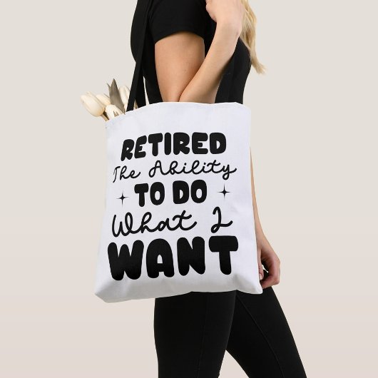 Bag Tote Retraité