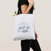Bag Tote Seaside Sketch (De près)