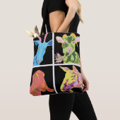 Bag Tote technocolore de chèvre de rêve (De près)
