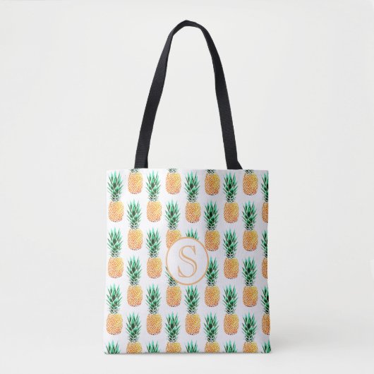 Bag Tote Tropical Pineapple (Devant)