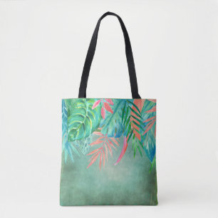 Bag Tote tropical tout en aquarelle