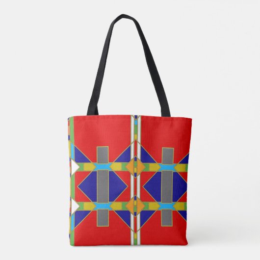 Bag Tribal Patterned Tote (Dos)