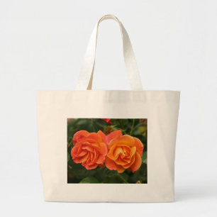 Bag, twee abrikozenRozen, # 4660 Grote Tote Bag