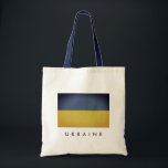 Bag Vintage Ukraine flag tote bags<br><div class="desc">Vintage Ukraine flag tote bags. Add your own personalized name,  monogram or quote. Canvas bags for school books,  shopping and more. Ukrainian blue yellow flag. Double sided print.</div>