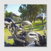 Bag vol met Golfclubs, magnetisch Kaart (Voorkant)