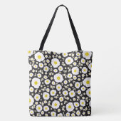 Bag White Poppies Shoulder Tote (2 sizes) (Dos)