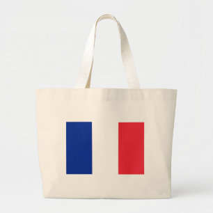 Bag with Flag of France Grote Tote Bag