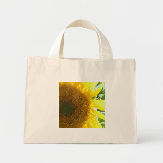 Bag - zonnebloem mini tote bag (Voorkant)