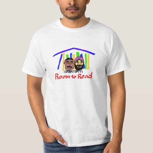 Baga & Vati T-shirt (Room to Read) (Devant)