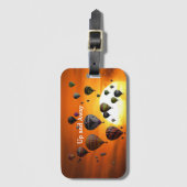 Bagage Ballons à air chaud dans la étiquette de bagages e (Devant Vertical)