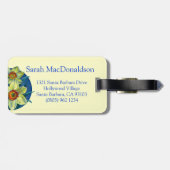 Bagage "Daffodils - les joies du printemps" étiquette à b (Dos horizontal)