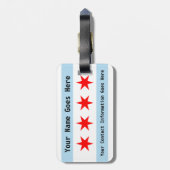 Bagage Étiquette de bagages à la maison douce de Chicago (Dos Vertical)