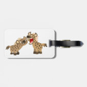 Bagage Étiquette de la valise Hyenas de dessin animé à gr (Dos horizontal)