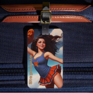 Bagage Étiquette de sac à dos pour filles américaines