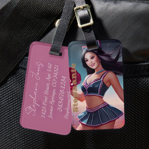 Bagage Étiquette de sac à dos pour filles américaines