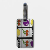 Bagage Étiquette de voyage de machine à sous de gros lot (Dos Vertical)