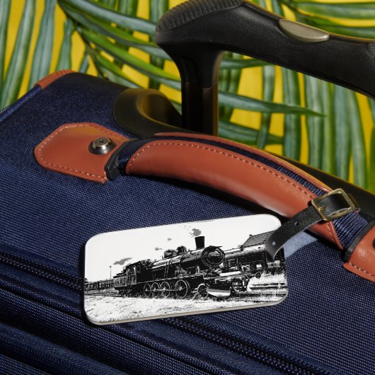 Bagage Étiquette du train à vapeur Vintage (Insitu Rectoal 3)
