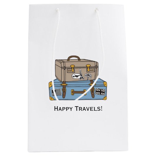  bagage Farewell Gift Bag Medium Cadeauzakje (Voorkant)
