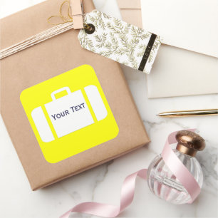 Bagage Koffer Naamlabel sticker
Vierkante Sticker