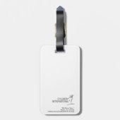 Bagage label (Achterkant verticaal)