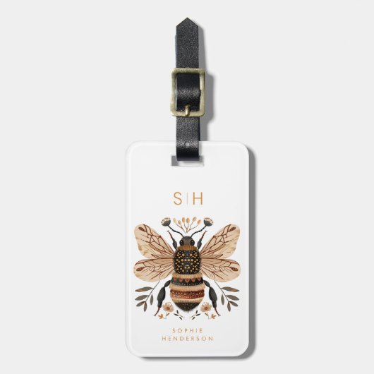 Bagage label bij (Voorkant verticaal)