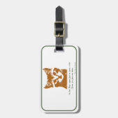 Bagage label: Le Chat Bagagelabel (Voorkant verticaal)