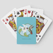 Bagage label pokerkaarten (Achterkant)